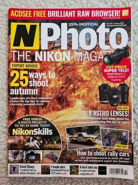 N-Photo The Nikon Magazine Issue 142 October 2022 Photography Magazine Used